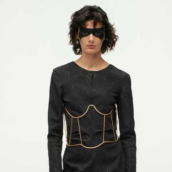Zara | Jewelry | Zara Metal Corset | Poshmark display picture 1